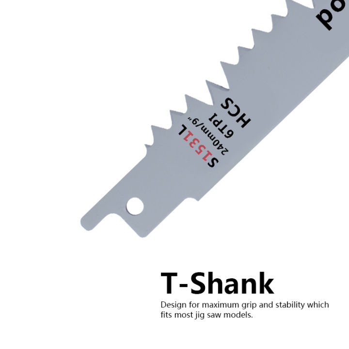 jig-saw-blade-2-pcs-s1531l-จิ๊กซอว์ใบมีดสำหรับตัดไม้-saber-saw-power-เครื่องมือใบเลื่อยลูกสูบใบเลื่อย