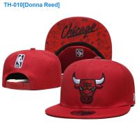 ♘✽❐ Donna Reed The new American fashion handsome basketball NBA Chicago bulls hat movement hip-hop sunshade flat hat