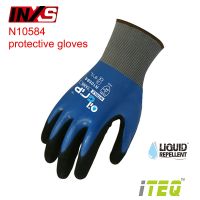 SAFETY-INXS N10584 mechanic gloves waterproof oil-proof Operating gloves Wear-resistant Non-slip working gloves