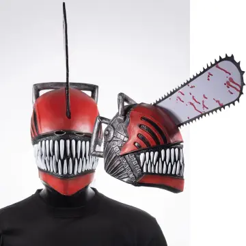 Chainsaw Man Cosplay Latex mask Headgear Rubber Denji Full head