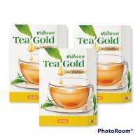 ส่งฟรี   ชาสีทอง บ้านศิรินภา TEA GOLD (3 กล่อง) 60 ซอง