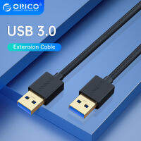 ORICO USB เข้ากับสายต่อ USB 2เมตรประเภทชาย USB 3.0/2.0สายเคเบิลข้อมูลสำหรับหม้อน้ำฮาร์ดดิสก์ Webcom USB 3.0 Extender เคเบิ้ล