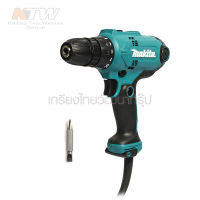 MAKITA สว่านไขควงไฟฟ้า (MAKITA) รุ่น DF0300 ขนาด 10 มม. (3/8 นิ้ว) กำลังไฟ 320 วัตต์ เจาะเหล็ก 10 มม. (3/8 นิ้ว) เจาะไม้ 28 มม. (1-1/8 นิ้ว) สายไฟยาว 2.5 เมตร (8.2 ฟุต) ( M011-DF0300 )