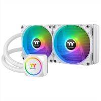 AIO CPU COOLER Thermaltake TH240 ARGB LGA 1700/1200/1156/1155/1151/1150/AM5/AM4 SNOW/สีขาว