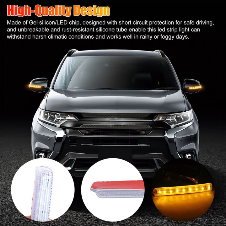 2pcs-universal-9-led-car-side-mirror-turn-signal-light-strip-soft-flashing-amber-drl-indicator-lamp-for-car-suv-truck-trailer