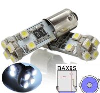 หลอดไฟ Led ด้านข้างสีขาว Bax9s 4ชิ้น/ล็อต8ดวงอัลฟ่า147 156 166 Gt 433c H6w Canbus 434