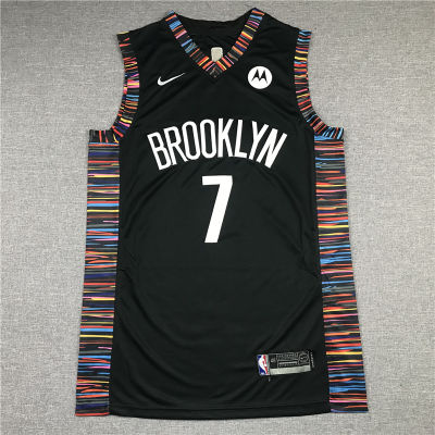 Ready Stock 2022 2023 Newest Mens No 7 Kevin Durant Brooklyn Nets 2020/21 Swingman Jersey - Black