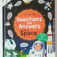 Lift-The-Flap  Questions and answer about Space board book เหมาะสำหรับ 3+ กระดาษแข็งหนาทุกหน้า