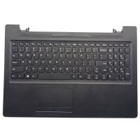 Newprodectstscoming NEW for Lenovo Ideapad 110 15ACL 110 15AST 110 15IBR Laptop Palmrest Upper Case with Keyboard Touchpad/Bottom Case Black