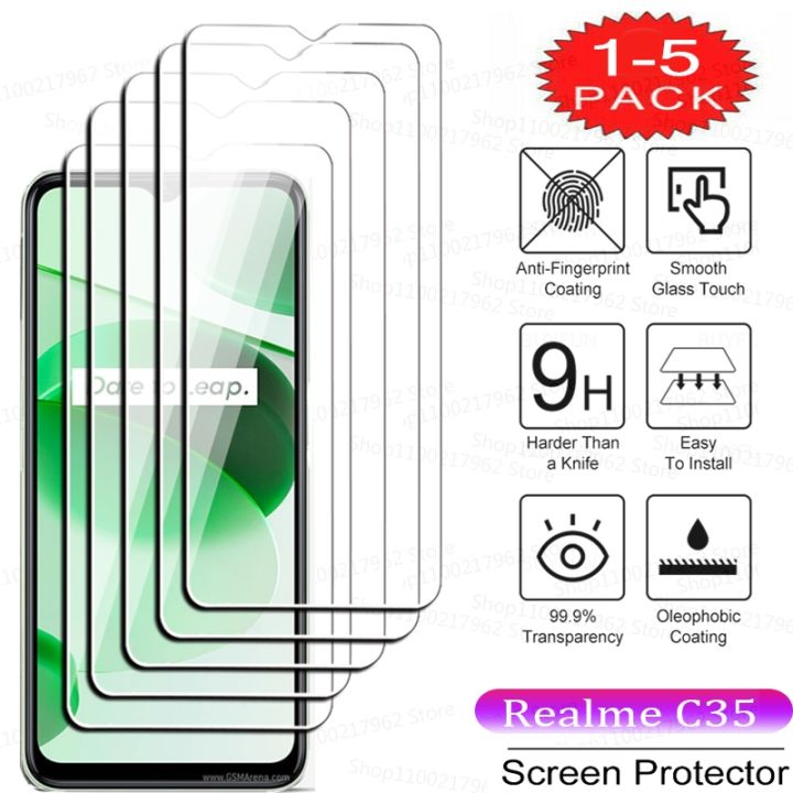 spot-express-1-5pcsscreen-ป้องกัน-forrealme-c35-c30-c11-c31-c21y-c25s-c25-c21protective-ฟิล์มแก้วป้องกัน