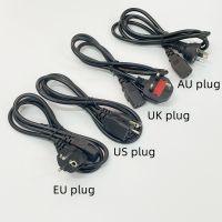 【cw】 3PIN Cord US AU Plug IEC C13 Cable Desktop Printer TV Projector ！