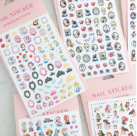 Nail Sticker แบบยาว การ์ตูน สติกเกอร์ติดเล็บ สติกเกอร์เล็บ สติกเกอร์เล็บเด็ก เปลี่ยนได้บ่อย หน้าเล็บไม่เสีย แต่งเล็บ DIY