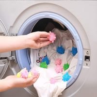 【cw】 10pcs/lot Anti Wrinkled Laundry Dryer Ball Non Toxic Washing Machine Ball Soft Clothes Fluffy Washing Ball Home Washing Supplies