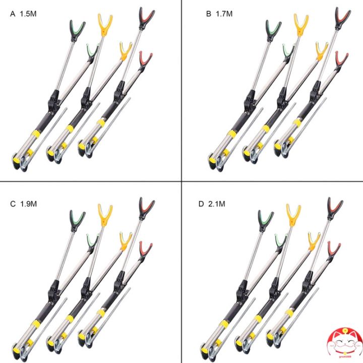 gt-อุปกรณ์ขาตั้งสแตนเลสสําหรับวางคันเบ็ดตกปลาสามารถปรับได้