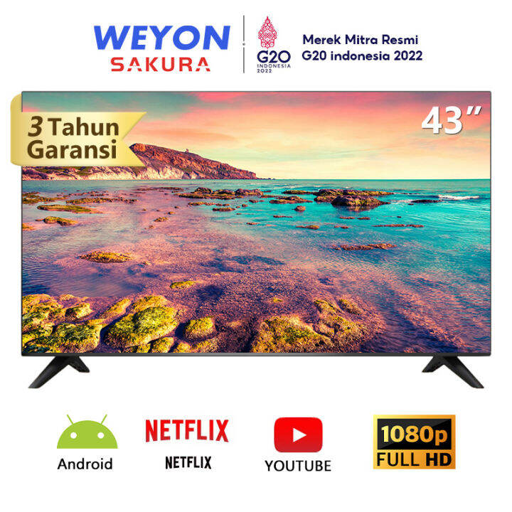 Weyon Sakura Tv Led Inch Full Hd Ready Smart Tv Televisi Murah Smart S A Lazada Indonesia