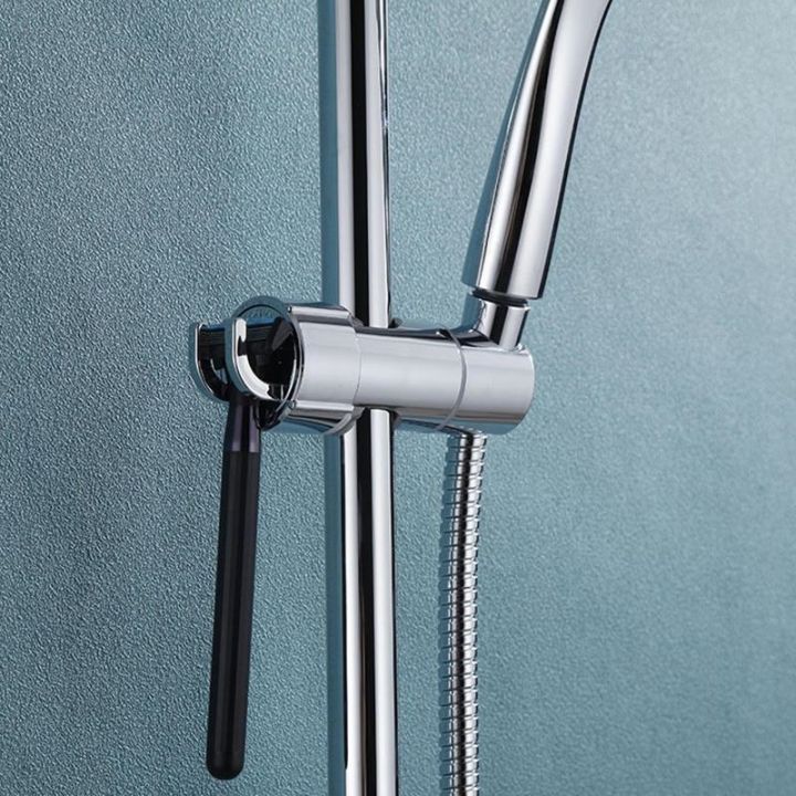 adjustable-shower-head-mount-double-hook-shower-nozzle-slide-flexible-hand-shower-nozzle-rail-sturdy-handheld-shower-head