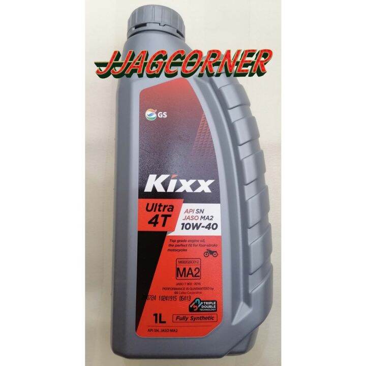 10W 40 / 1LITER - Kixx Ultra 4T SN JASO MA2 10W40 Fully Synthetic ...