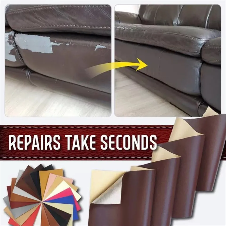Self-Adhesive Leather Repair Patch Stick on Sofa Repairing Car Bag