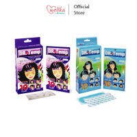 Dr.Temp ดอกเตอร์ เทมป์ Aroma Adult Lavender และ Adult Mental แผ่นเจลเย็นลดไข้ผู้ใหญ่ 1 กล่อง