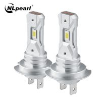 H7ไฟหน้า Nlpearl หลอดไฟ Led S 60W 18000lm ไฟฉายคาดศีรษะไร้สายแบบไม่มีพัดลมขนาดมินิ1: 1สำหรับรถยนต์ Csp หลอดไฟ Led ซีนอน6000K