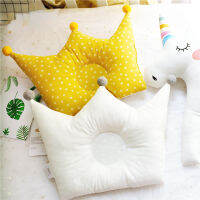 1Pcs หมอนเด็กน่ารักการ์ตูนหมอน Anti Deflection Head Geometric Crown Shaped Breathable หมอนทารกพยาบาล Sleep Pillows