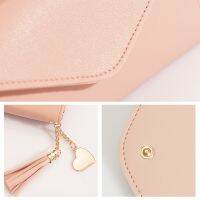 Wallet Female Long Style Trendy Korean Version Student Fashion Love Pendant Flow Buckle