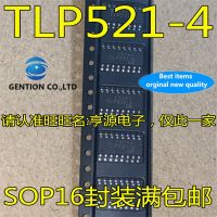 【Sleek】 10Pcs TLP521-4 TLP521-4GB ขนาดเล็ก1.27มม.Optocoupler Patch SOP16 100% และ Original