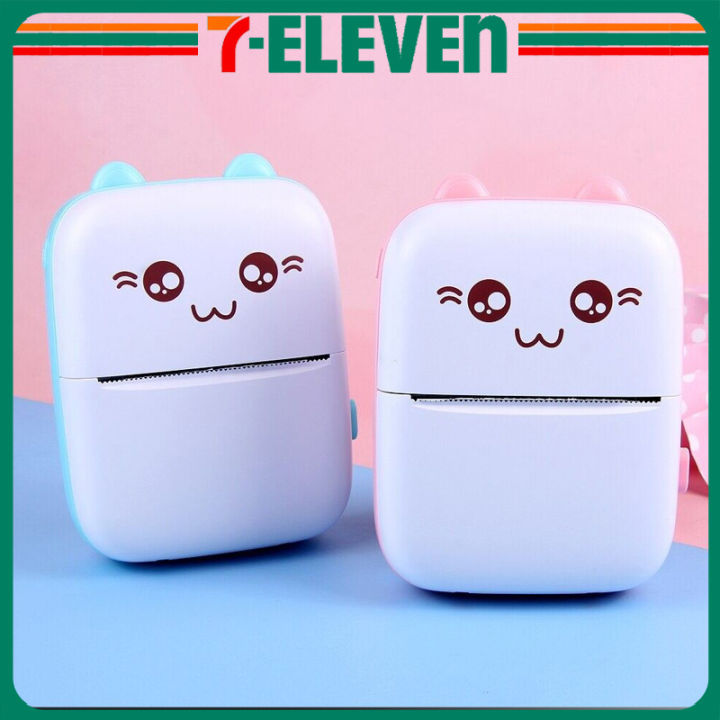 【7-Eleven】Original Smart Portable Bluetooth Thermal Printer Mini Cat ...