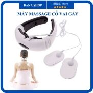 FreeshipMAX Máy Massage Cổ Vai Gáy, Máy Matxa Vai Cổ 3D Xung Điện Giảm Đau