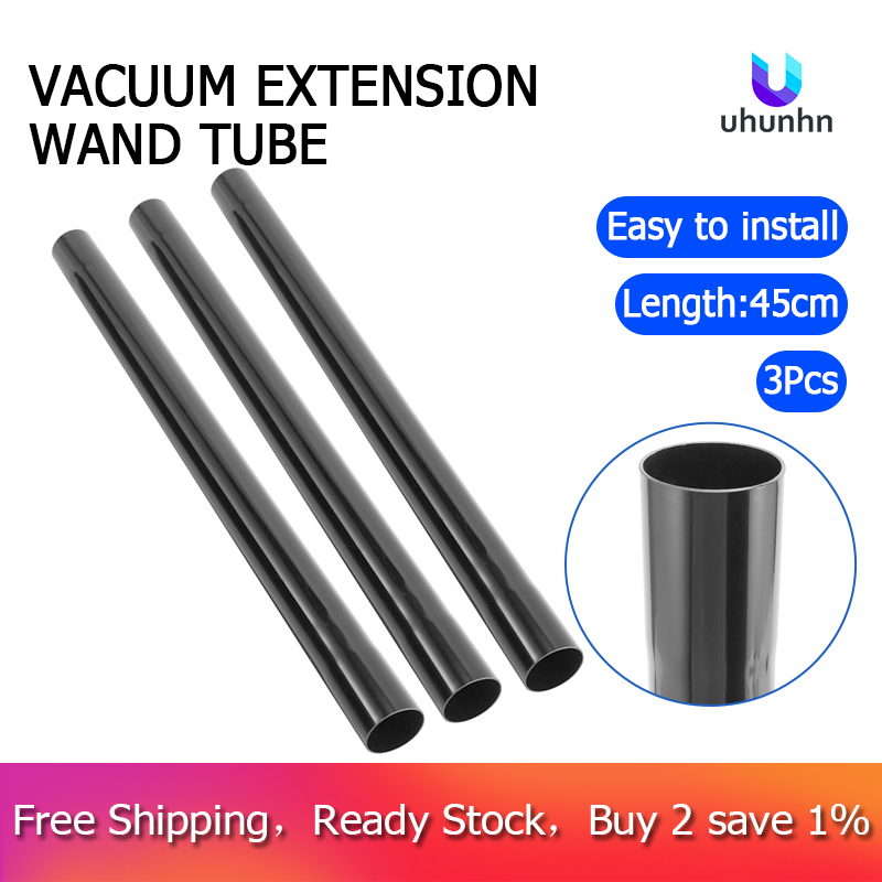 2Pcs 45cm Vacuum Cleaner Plastic Extension Tubes Attachment Pipe Tool 32mm CAL 