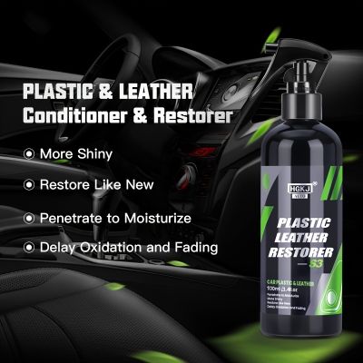 【hot】 50ml/100ml/300ml Plastic Renovator for Car Interior Spare Parts Leather Wax Restore Cleaner Spray