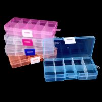 【hot】♧∋  12.8x6.5x2.2cm Hot Sale Best Organizer Storage Beads 10 Slot Plastic Jewelry Adjustable Bins Boxes