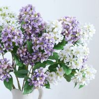 【cw】 Simulation evening mist flower artificial flower home decoration artificial flower sparrow flowerleaf gardenia