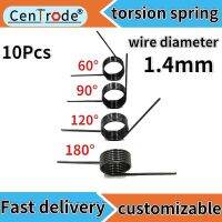 HN ประเภท V-Type สายไฟสปริงเส้นผ่าศูนย์กลาง1.4มม. สปริงแรงบิดสปริงแรงบิดขนาดเล็กทอร์ชั่นสปริงแรงบิดมุม180/120/90/60องศา10ชิ้น