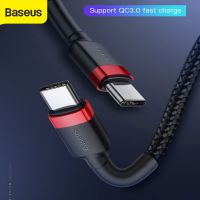 ร้อน hanoe413 - / Baseus 60วัตต์ USB Type C สายชาร์จอย่างรวดเร็วสำหรับหัวเว่ยสำหรับ Xiaomi สำหรับซัมซุง QC3.0แฟลชสายชาร์จโทรศัพท์มือถือ Notebok สาย