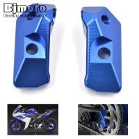 BJMOTO R3 R25 CNC Motorcycle Rear Axle Spindle Chain Adjuster Blocks For Yamaha YZF-R3 YZF-R25 MT-03 MT-25 Fork Adjustment Code