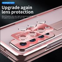 Full Protection Cover For Samsung Galaxy Z Fold 3 4 Fold3 Fold4 Magnetic Clear Case With Pen &amp; Tempered Glass Protective Film