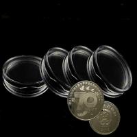 【❉HOT SALE❉】 SMKII 10Pcs 25Mm เหรียญจอแสดงผลรอบประภาคารกระเป๋าสตางค์ผู้ชายแคปซูลพลาสติกกระปุกออมสินเหรียญ