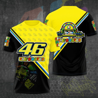 Valentino Rossi VR46 Yamaha MotoGP A T Shirt Medical Men Summer Short Sleeve Fashion Women Large Size T Shirts {in store}