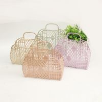 Bathroom Laundry Basket Foldable Mesh Portable Plastic Bathroom Laundry Basket