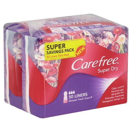 Carefree Super Dry Scented (50's + 50's)