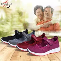 QiaoYiLuo Breathable mesh mother shoes hiking shoes Non-slip soft sole sandals