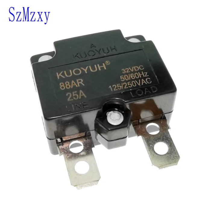 1PCS 88AR 25A Automatic Reset Circuit Breaker Overload Switch Over