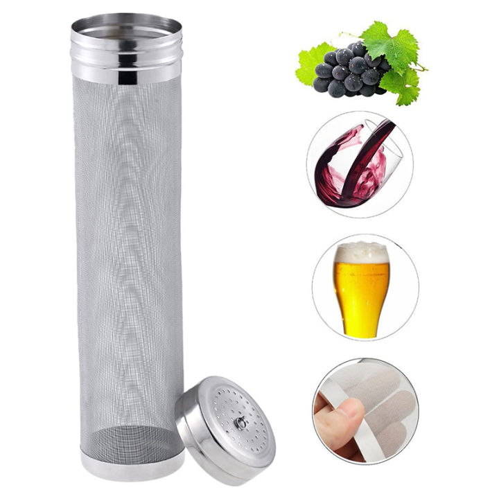 beer-dry-hopper-filter-300-micrometre-mesh-stainless-steel-hop-strainer-cartridge-homebrew-hops-beer-amp-tea-kettle-brew-filter