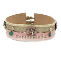 ✠✧  Woman Waist Fashion Embroidery Fabric Accessories Bead Decoration Belts for mujer