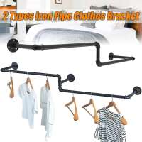 106cmBlack Industrial Vintage Metal Coat Rack Iron Decorative Wall hooks for hanging for Living Room Furniture Hooks for Hanging