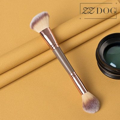 ZZDOG 1Pcs Professional Cosmetics Make Up Tool Double-Head Multifunctional Shadow Highlight Blush Eyebrow Eyelash Beauty Brush Makeup Brushes Sets