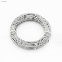 ☽ Diametre 0.5mm0.8mm1mm Length 20m30m40m50m Soft Stainless steel wire rope repair lifting cable