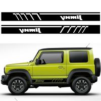 For Suzuki Jimny Vinyl Decal Car Both Door Side Skirt Stickers Stripe Decals Auto Side Body Decor Sticker Car Styling Accessorie