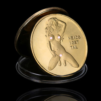 REPLICA 1PC ผู้หญิงเซ็กซี่เหรียญรับเหรียญที่ระลึกใหม่ผู้ใหญ่ Challenge ชุบ Art Lucky สาวการท่องเที่ยวของขวัญ-kdddd